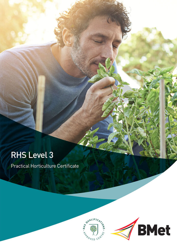 RHS Level 3 in Practical Horticulture flyer front