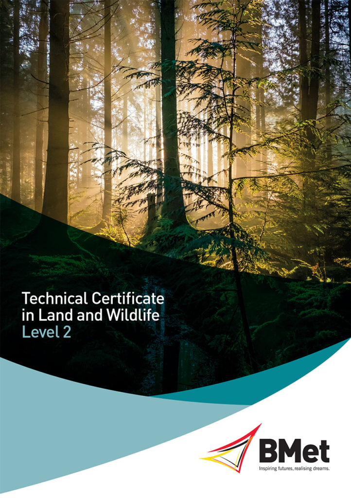 Technical Certificate in Land Wildlife Flyer Front (not RHS accredited)