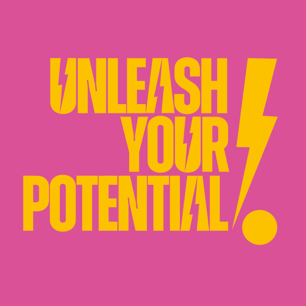 Unleash Your Potential 2024-25 portrait wordmark